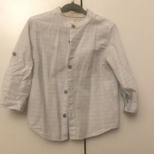 Toddler Light Blue Button Up